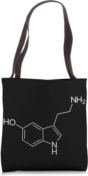 Seratonin Chemistry Molecule Structure Tote Bag