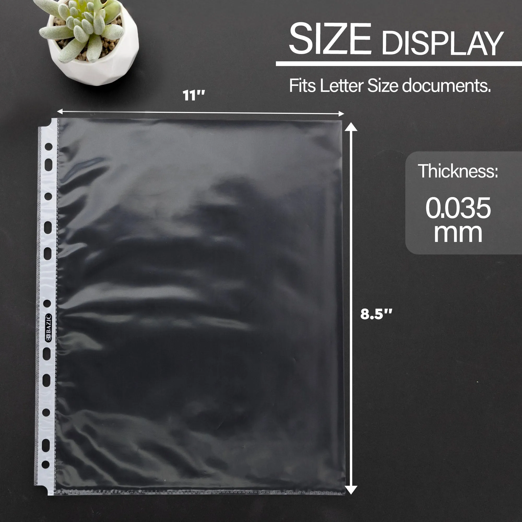 Sheet Protectors Economy Weight Top Loading (20/Pack)