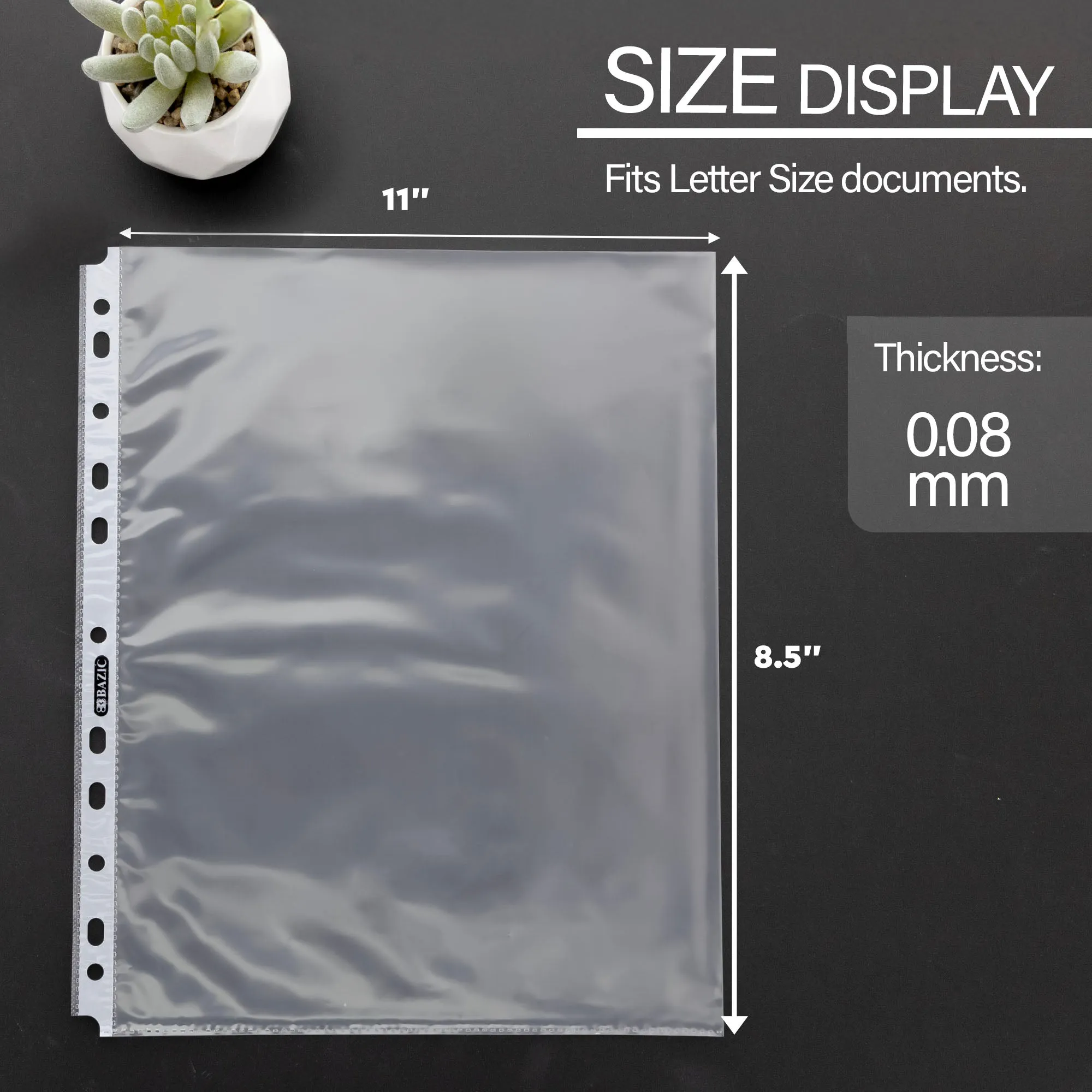 Sheet Protectors Heavy Weight Top Loading (50/Box)