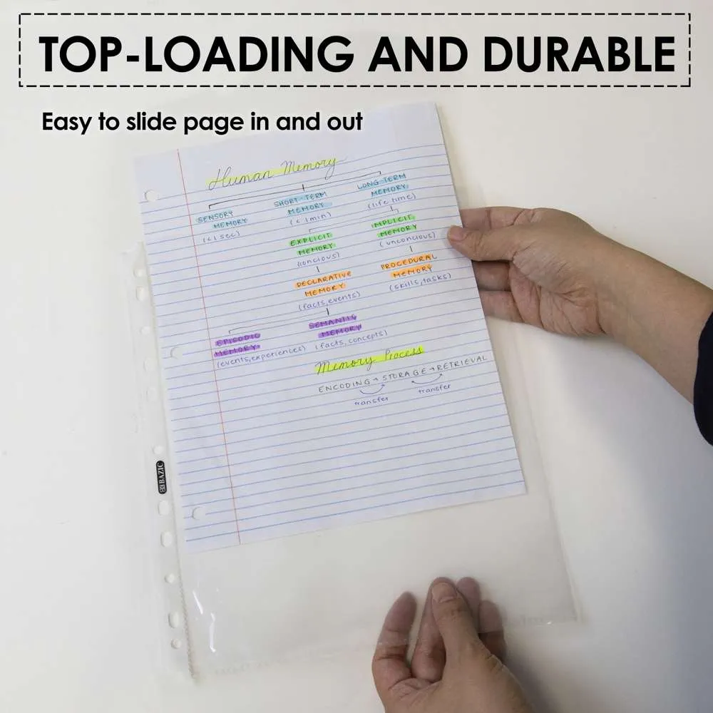 Sheet Protectors Heavy Weight Top Loading (50/Box)