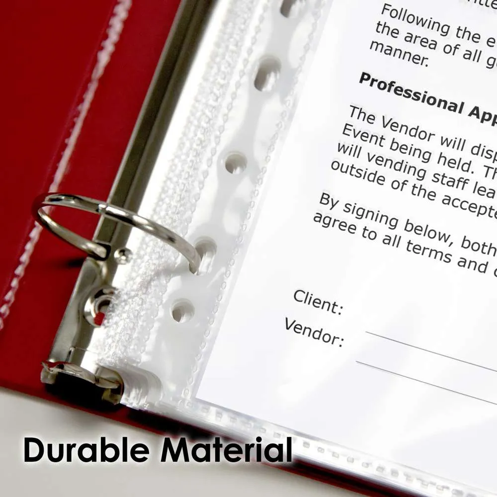 Sheet Protectors Standard Weight Top Loading (100/Box)