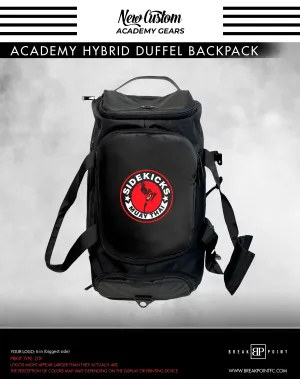Sidekicks MMA Idaho Academy Hybrid Duffel Backpack #1057