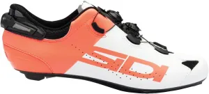 Sidi Shot 2S Pro Road Shoes - Men's, White/Coral, 42.5