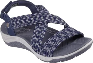 Skechers Women's Martha Stewart Reggae Cup-Coastal Trail Flat Sandal
