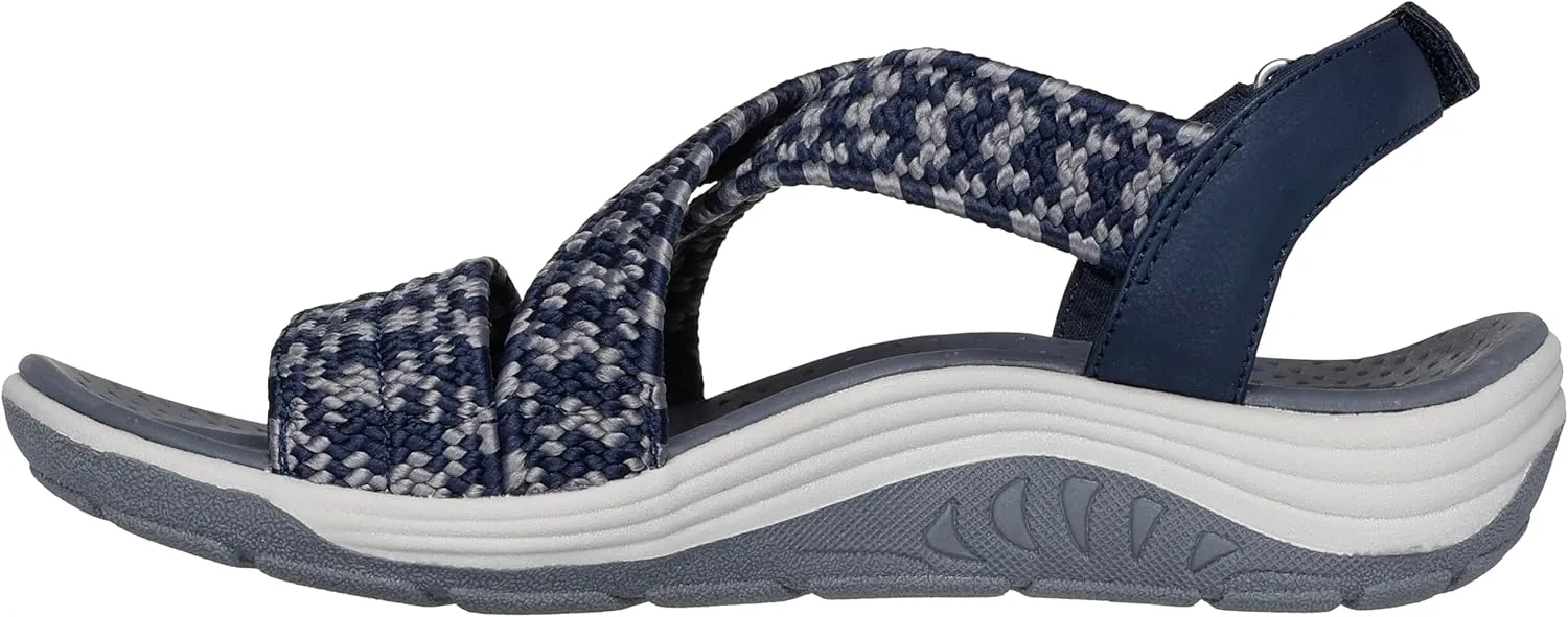 Skechers Women's Martha Stewart Reggae Cup-Coastal Trail Flat Sandal
