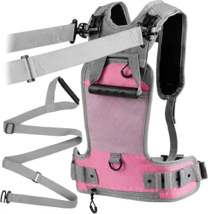 Ski & Snowboard Training Harness for Kids - 2 Guiding Straps to Steer & Control Speed - Ski Trainer Backpack