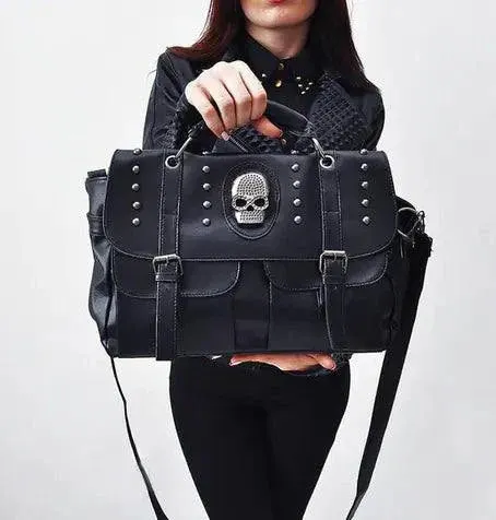 Skull Handbag, Versatile Tote Bag