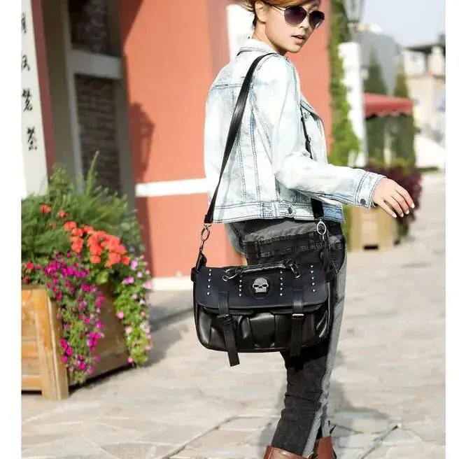 Skull Handbag, Versatile Tote Bag