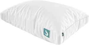 Sleepgram Cooling Bed Pillow & Removable Cover for Sleeping Sets, Queen Size