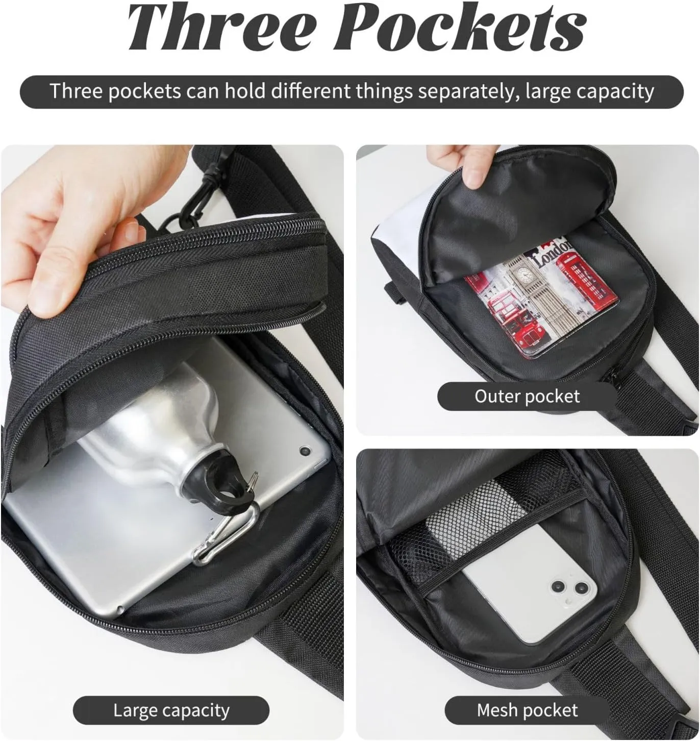 Sling Backpack Crossbody Sling Bag for Men Women Cross Chest Bag Flame Ball Shoulder Bag Travel Hiking Daypack