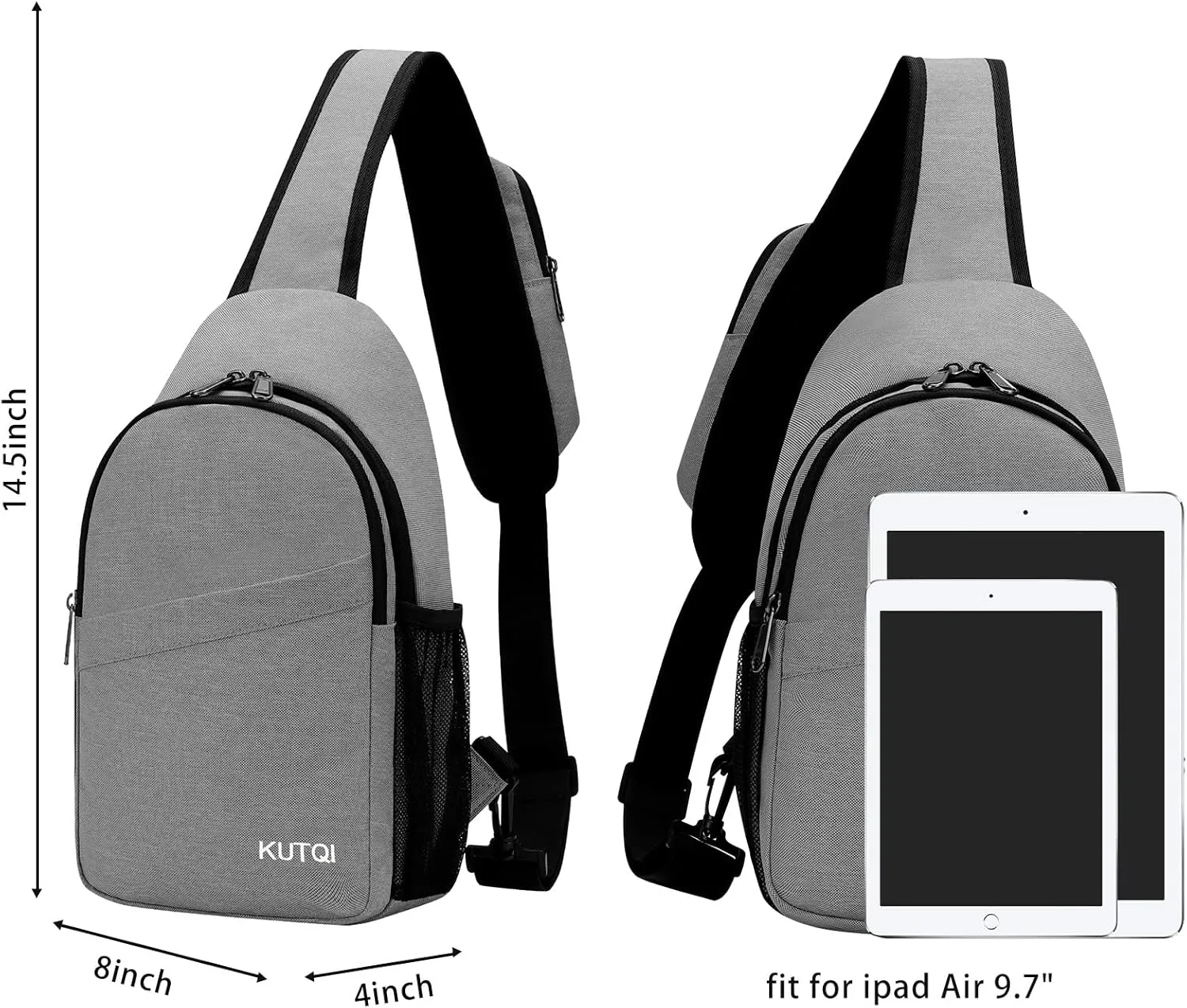 Sling Backpack Crossbody Sling Bag for Women Men Multipurpose Travel Essentials Hiking Chest Bag Daypack