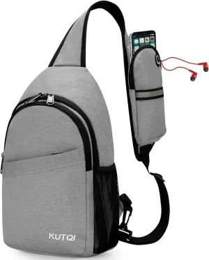 Sling Backpack Crossbody Sling Bag for Women Men Multipurpose Travel Essentials Hiking Chest Bag Daypack