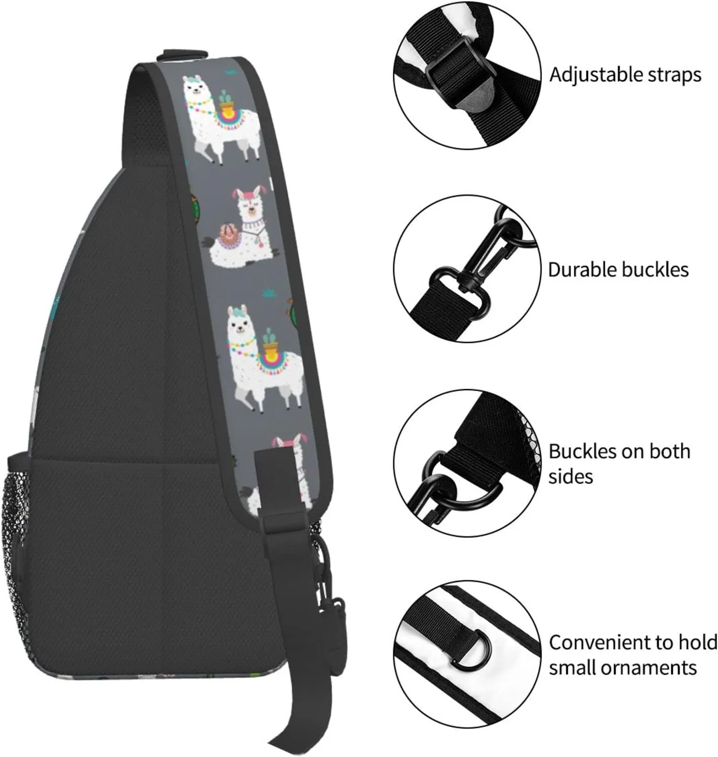 Sling Backpack For Men Hiking Daypack Crossbody Shoulder Bag Travel Chest Pack