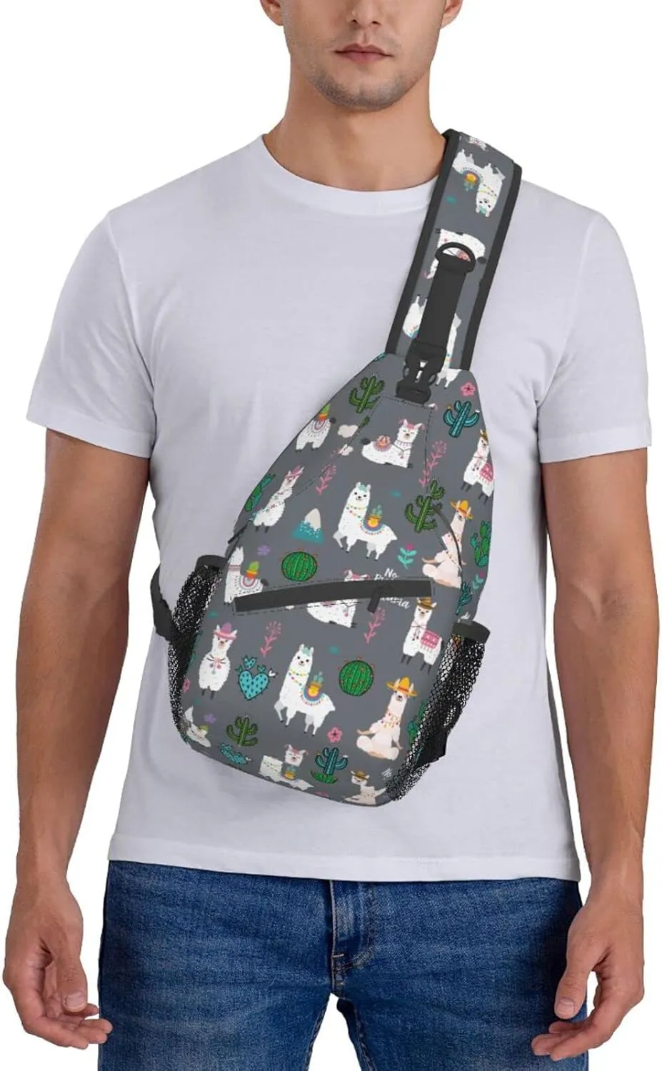 Sling Backpack For Men Hiking Daypack Crossbody Shoulder Bag Travel Chest Pack