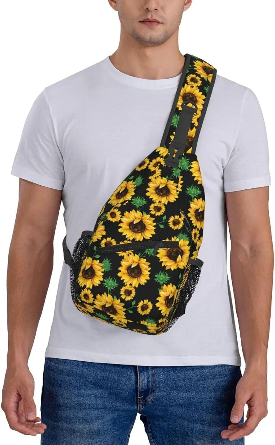 Sling Backpack For Men Hiking Daypack Crossbody Shoulder Bag Travel Chest Pack