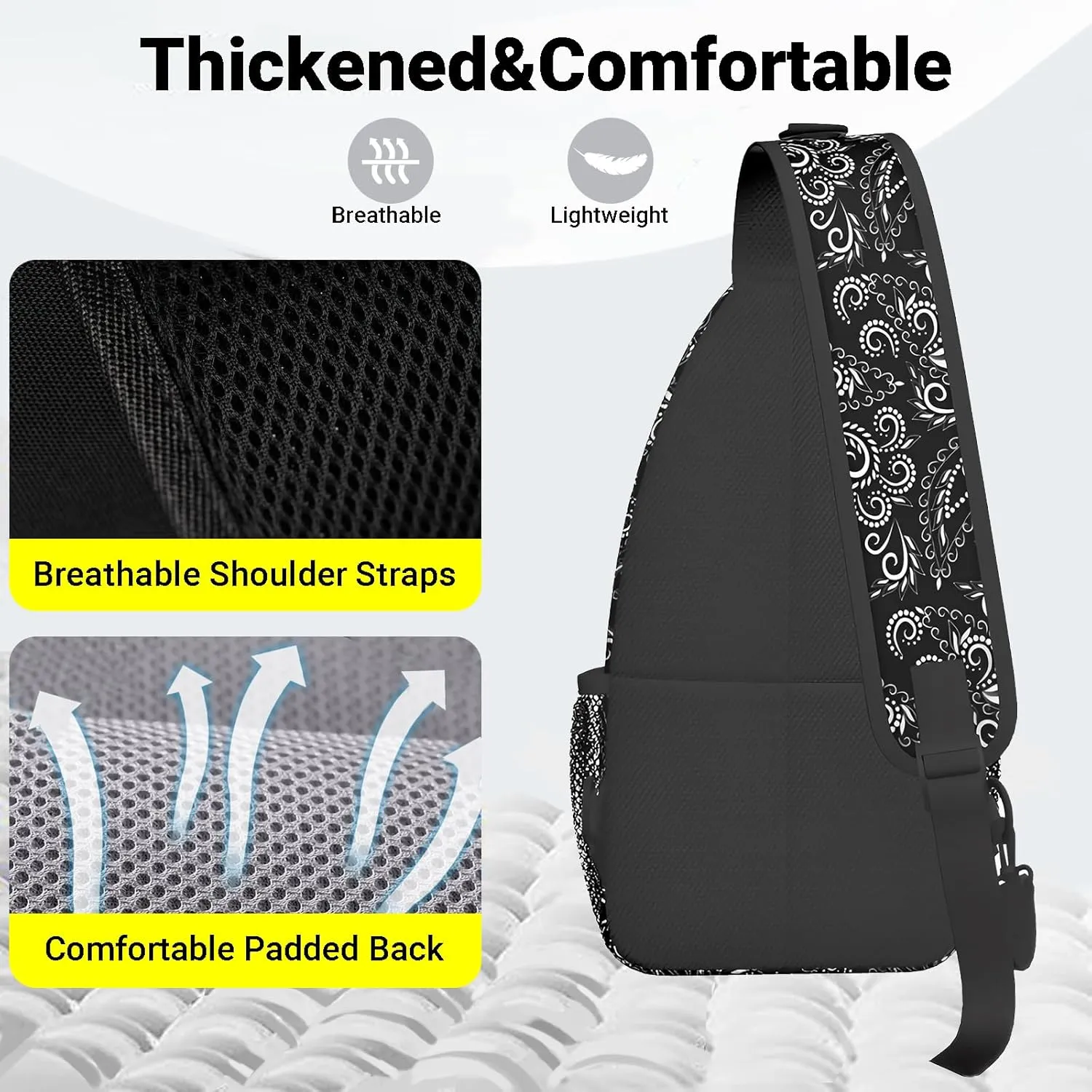 Sling Backpack Trendy Sling Bag Multipurpose Crossbody Sling Travel Hiking Crossbody Shoulder Backpack