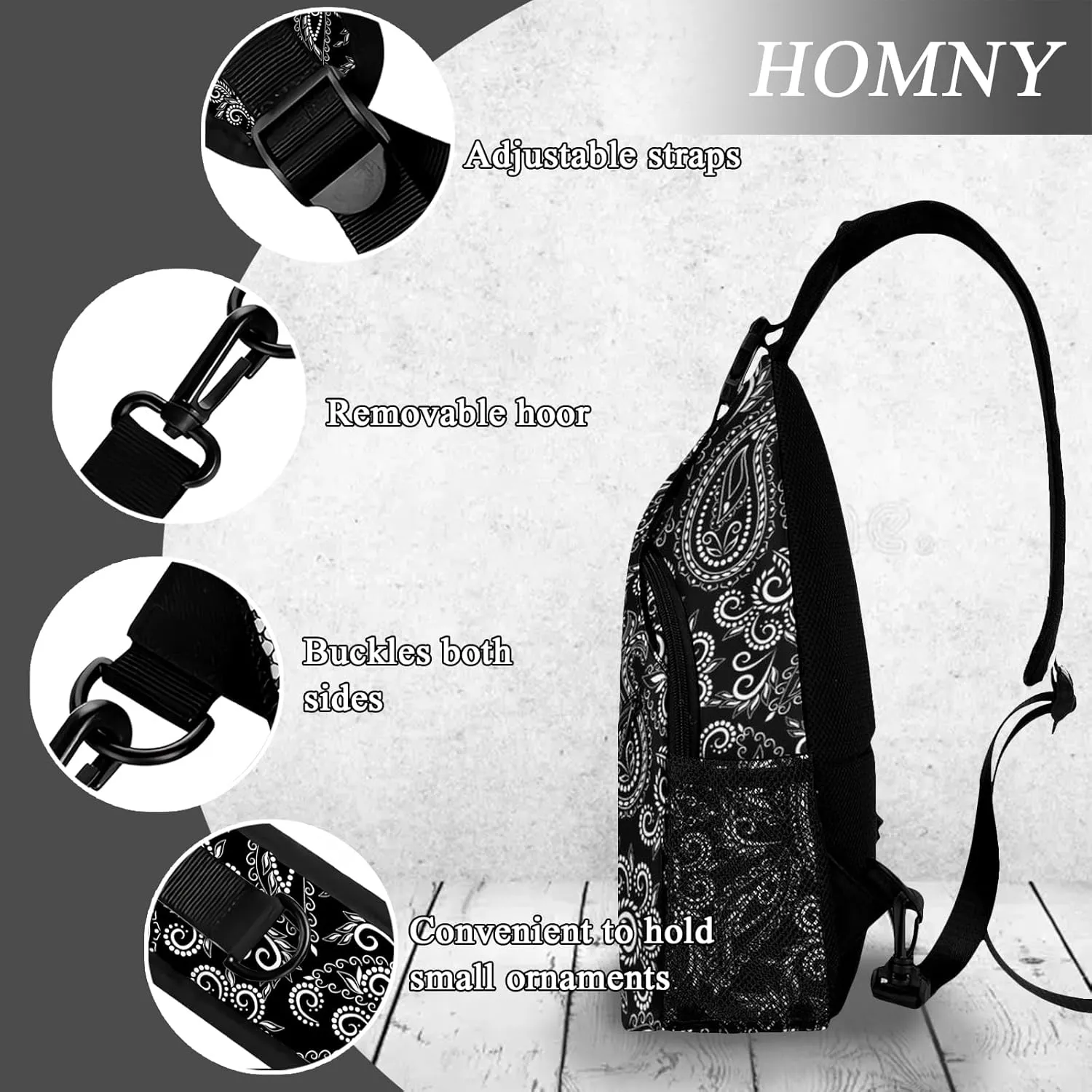 Sling Backpack Trendy Sling Bag Multipurpose Crossbody Sling Travel Hiking Crossbody Shoulder Backpack