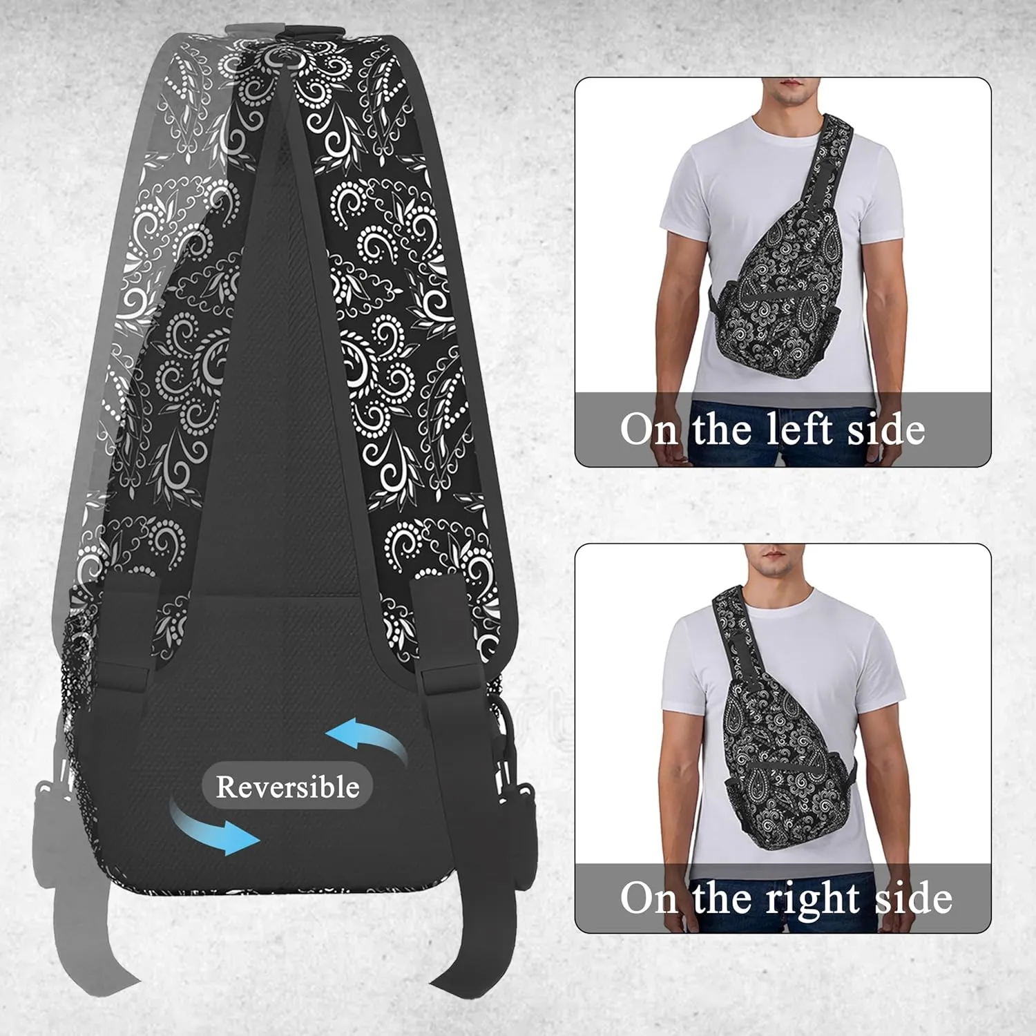 Sling Backpack Trendy Sling Bag Multipurpose Crossbody Sling Travel Hiking Crossbody Shoulder Backpack