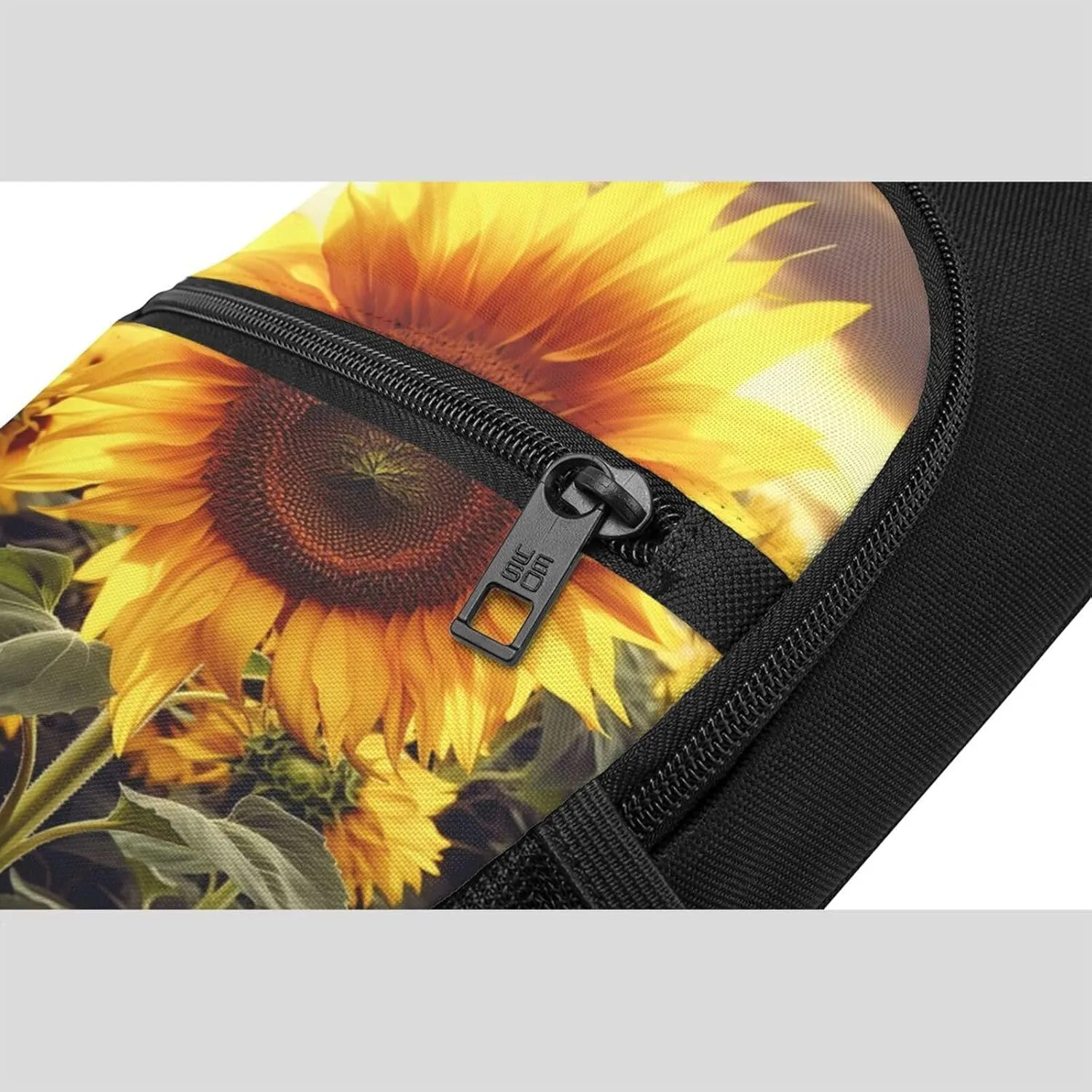 Sling Bag Backpack for Men Women Crossbody Sunflower Chest Bag Crossbody Bag for Travel Sport Running