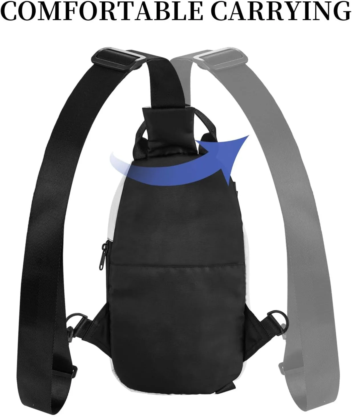 Sling Bag Crossbody Backpack for Men Women Squirrel Animal Chest Bag Crossbody Bag for Travel Sport Running