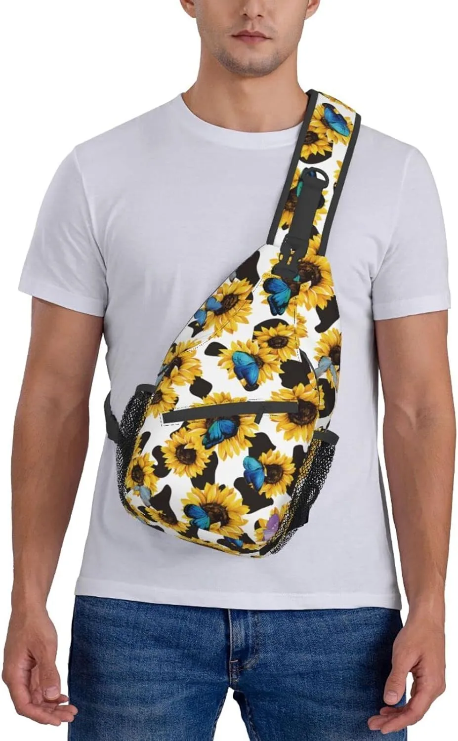 Sling Bag Crossbody Women Men Travel Chest Backpack Leisure Sports Outdoor Running Hiking