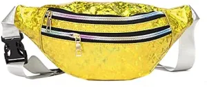 Sling Bag Sling Backpack Crossbody Bag Chest Bag Shoulder Bag Women Laser Sequins PU Fashion Multipurpose Lightweight Daypack
