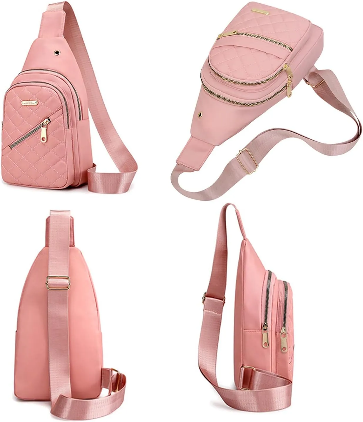 Small Crossbody Sling Backpack Sling Chest Bag，Adjustable Cross Body Bag Chest Shoulder Bag Daypack Fanny Pack for Travel Hiking