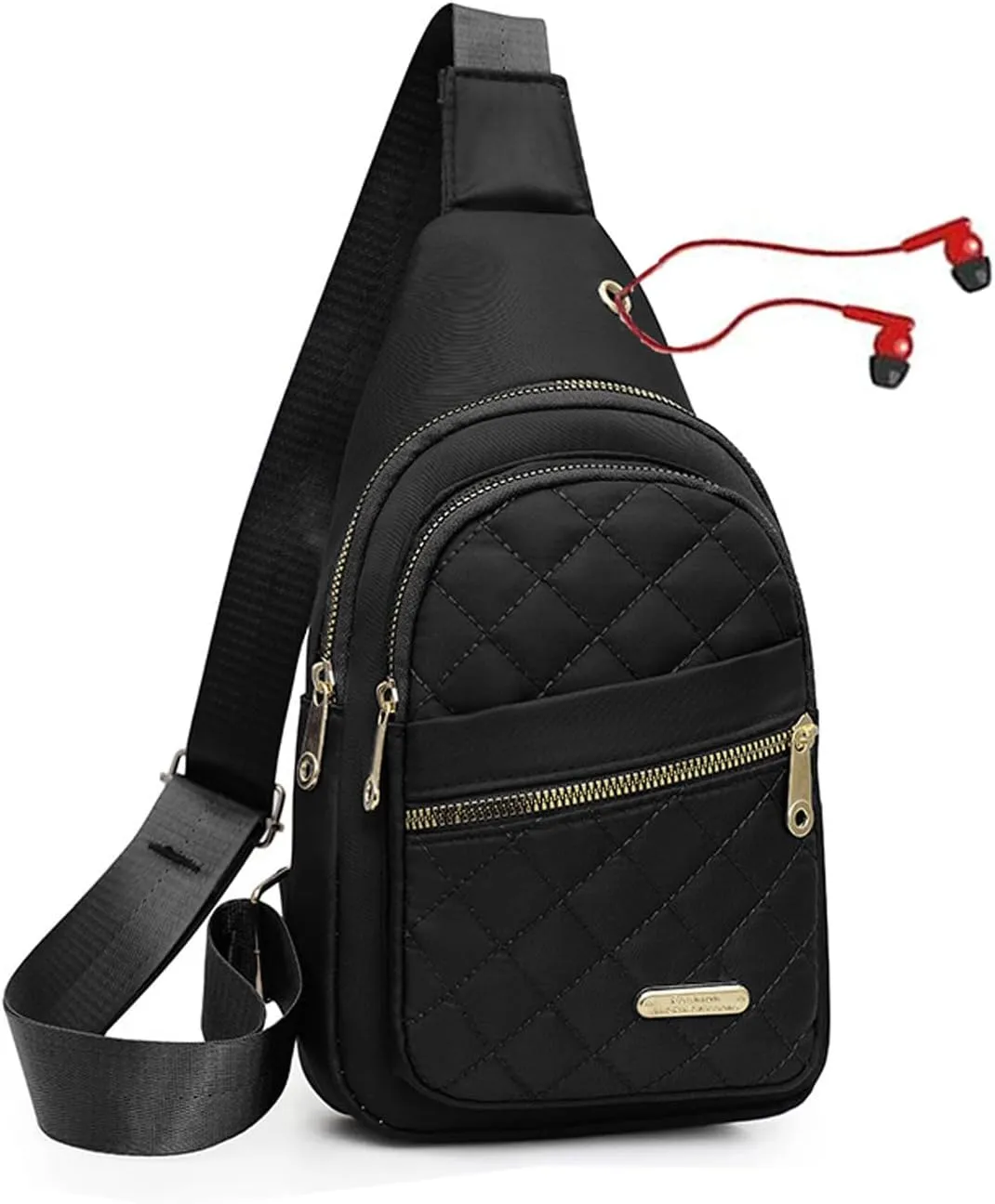 Small Crossbody Sling Backpack Sling Chest Bag，Adjustable Cross Body Bag Chest Shoulder Bag Daypack Fanny Pack for Travel Hiking