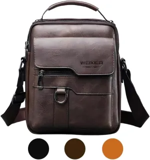 Small Messener Bag for Men, Man Purse Crossbody Shoulder Bags, Men Casual Sling Pack Men Briefcase for Work Business Travel