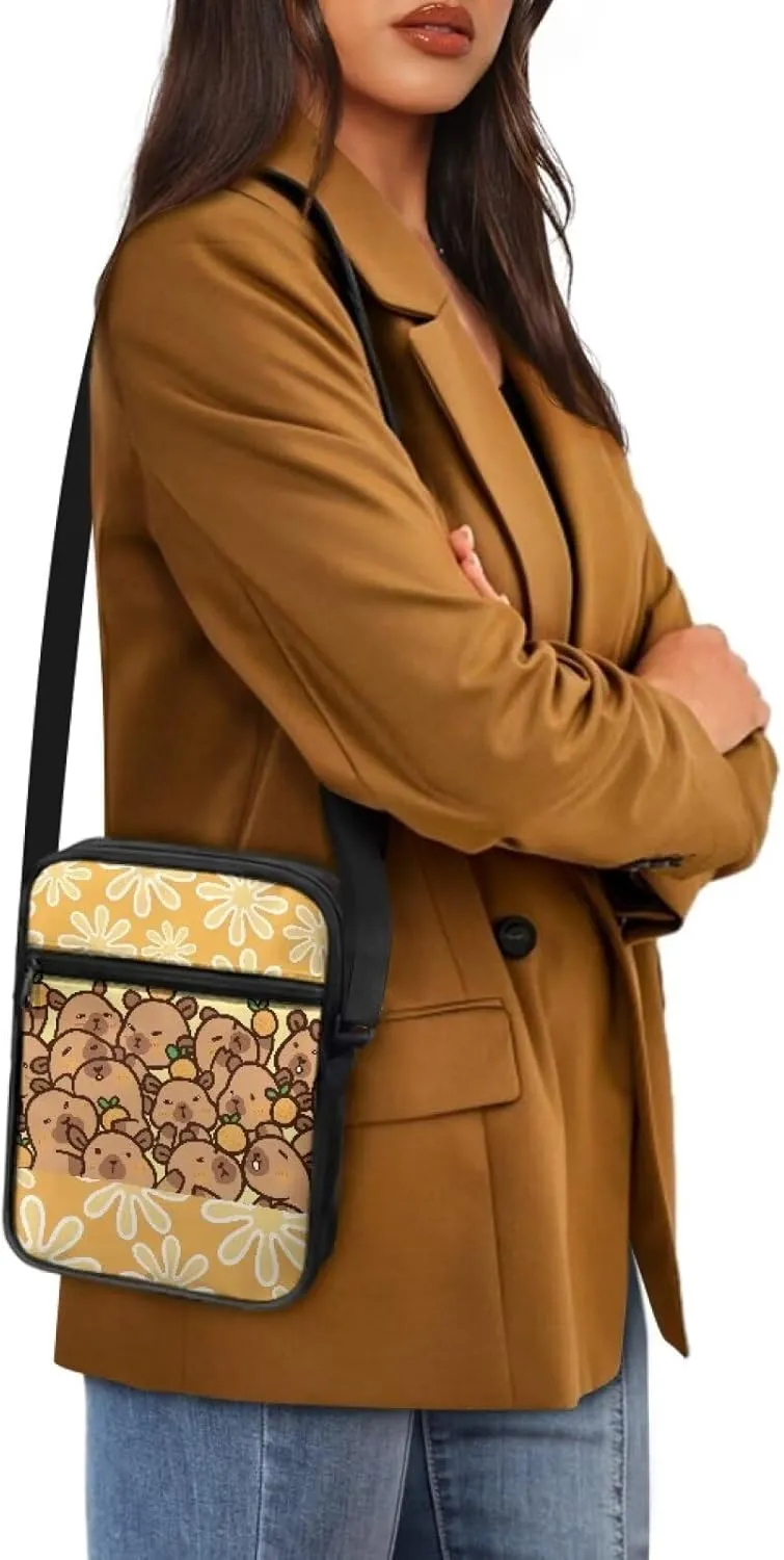 Small Messenger Bag for Men Women Wallet Purse Cell Phone Purse Shoulder Bag for Phone Passport