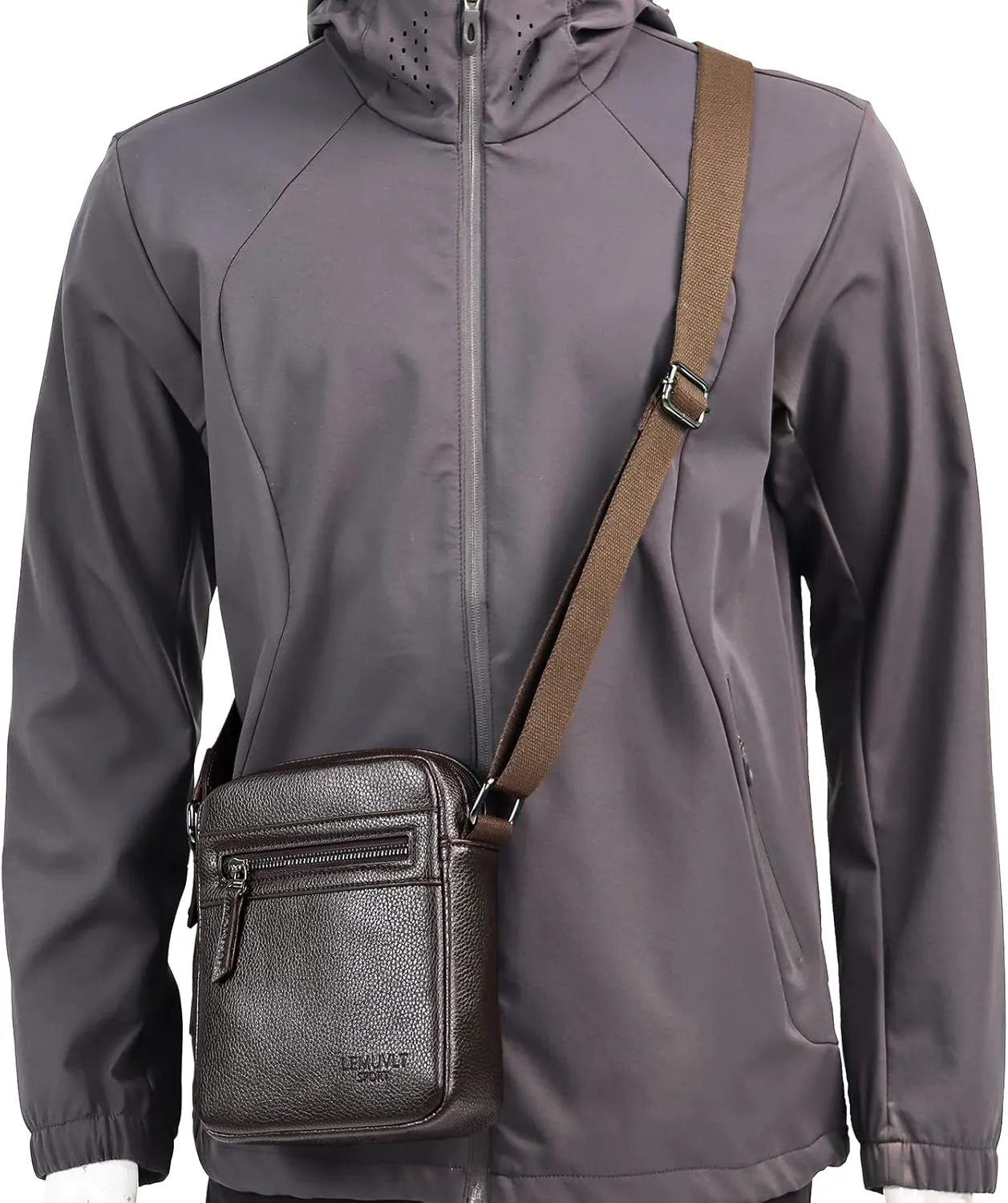 Small/Medium Crossbody bag for men shoulder bag mens purse satchel leather messenger bag gift man