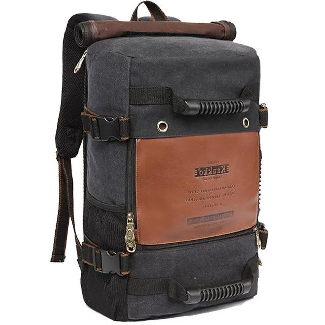 Smart technology Suede Multi-purpose Duffel/Backpack and Special offer Leather