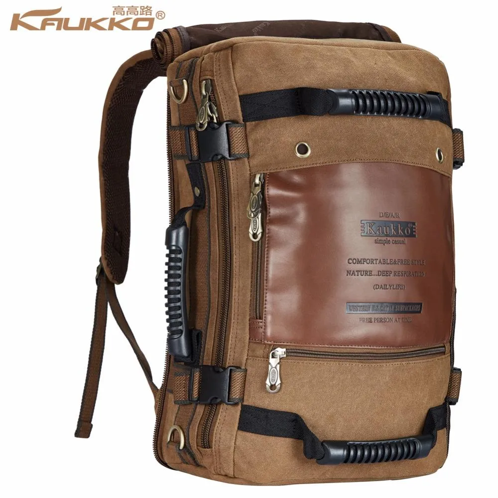 Smart technology Suede Multi-purpose Duffel/Backpack and Special offer Leather