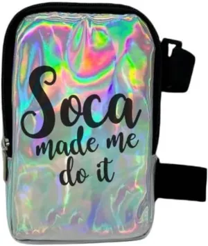 Soca Thigh Bag | Leg Harness for Women | Outdoor Waist Pouch | Carnival Hiking Travel Fanny Pack with Adjustable Straps | Soca Made Me Do It