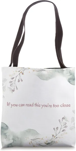 Socially Distant Tote Bag