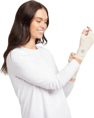 Solbari Unisex Hand Covers UPF 50 , Breathable UV Protection Fingerless Driving Gloves for Sensitive Skin, Outdoor Accessory