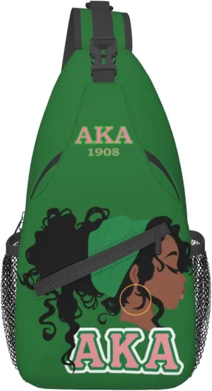 Sorority Gifts Unisex Crossbody Backpack Sling Bag chest bag for Hiking Traveling Outdoor Daypack
