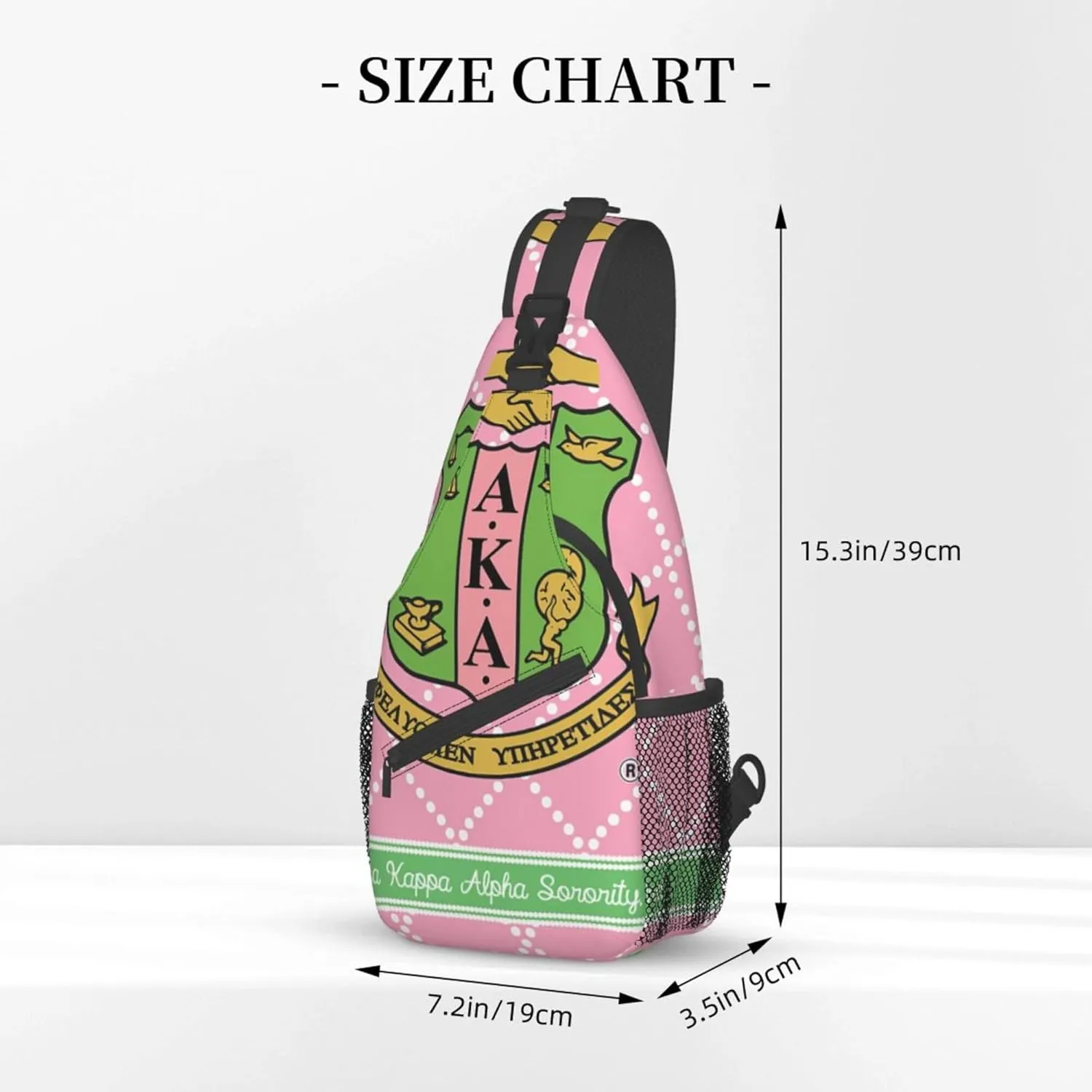 Sorority Gifts Unisex Crossbody Backpack Sling Bag chest bag for Hiking Traveling Outdoor Daypack