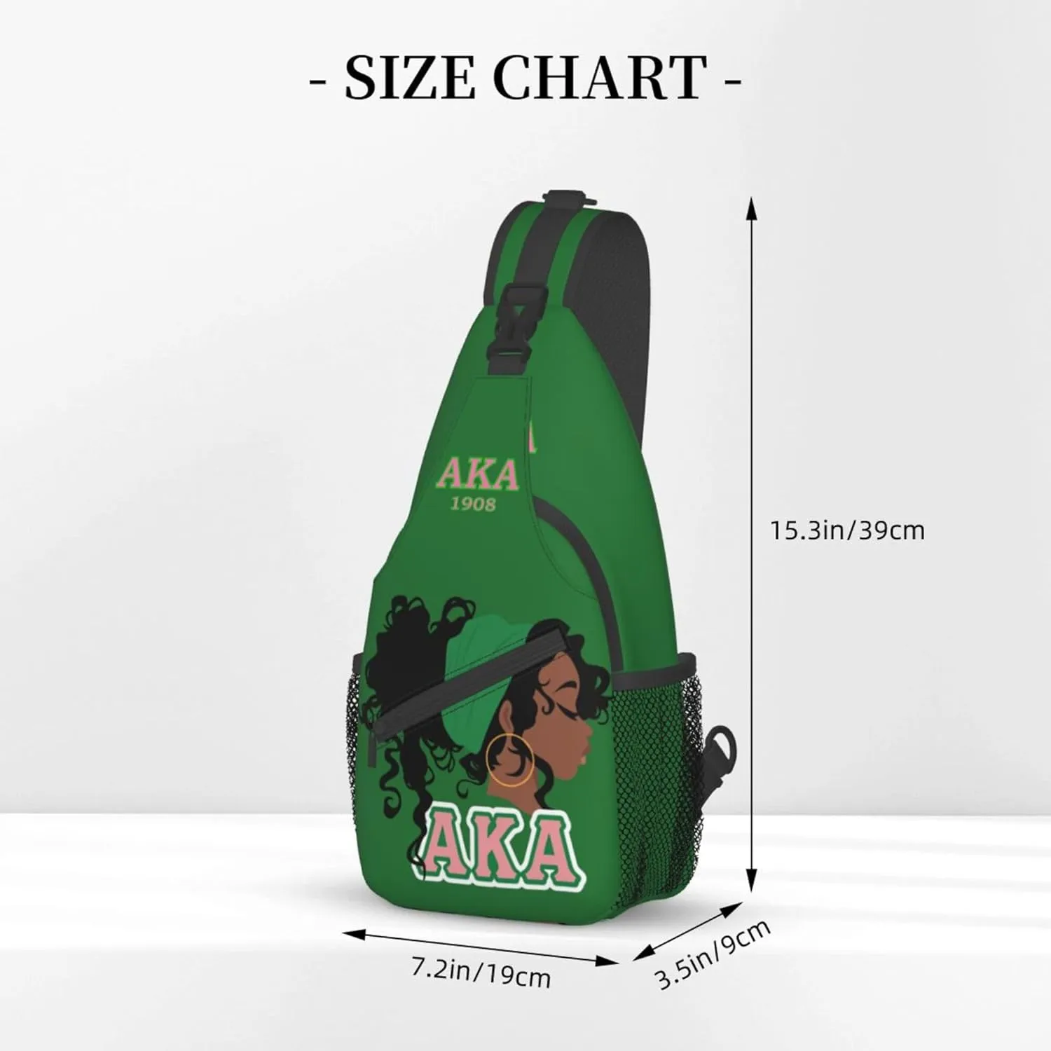Sorority Gifts Unisex Crossbody Backpack Sling Bag chest bag for Hiking Traveling Outdoor Daypack