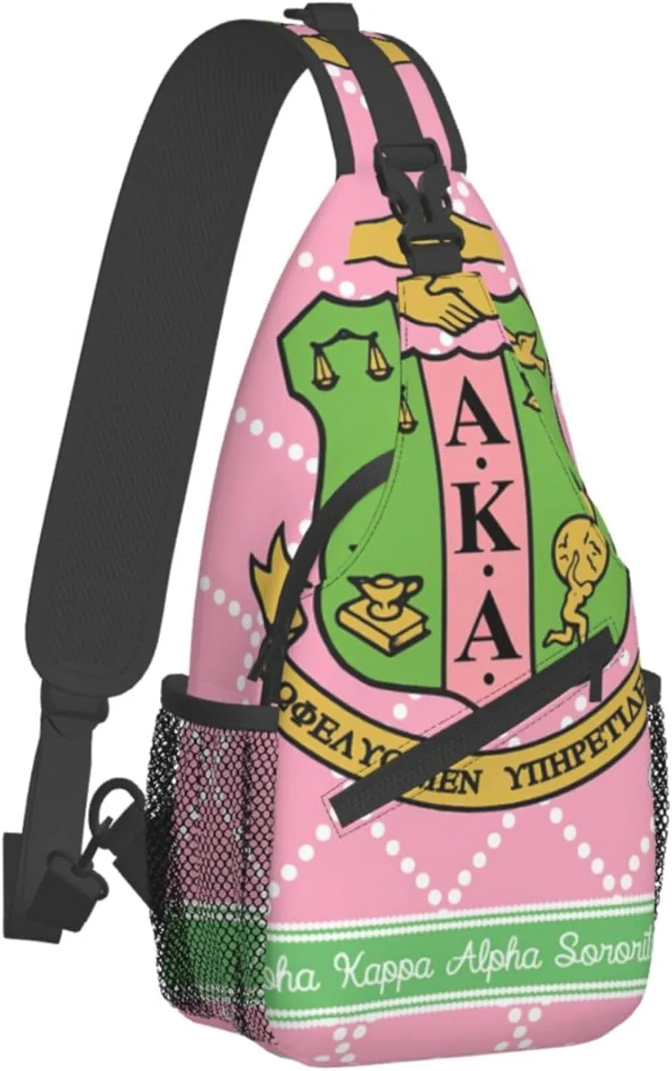 Sorority Gifts Unisex Crossbody Backpack Sling Bag chest bag for Hiking Traveling Outdoor Daypack