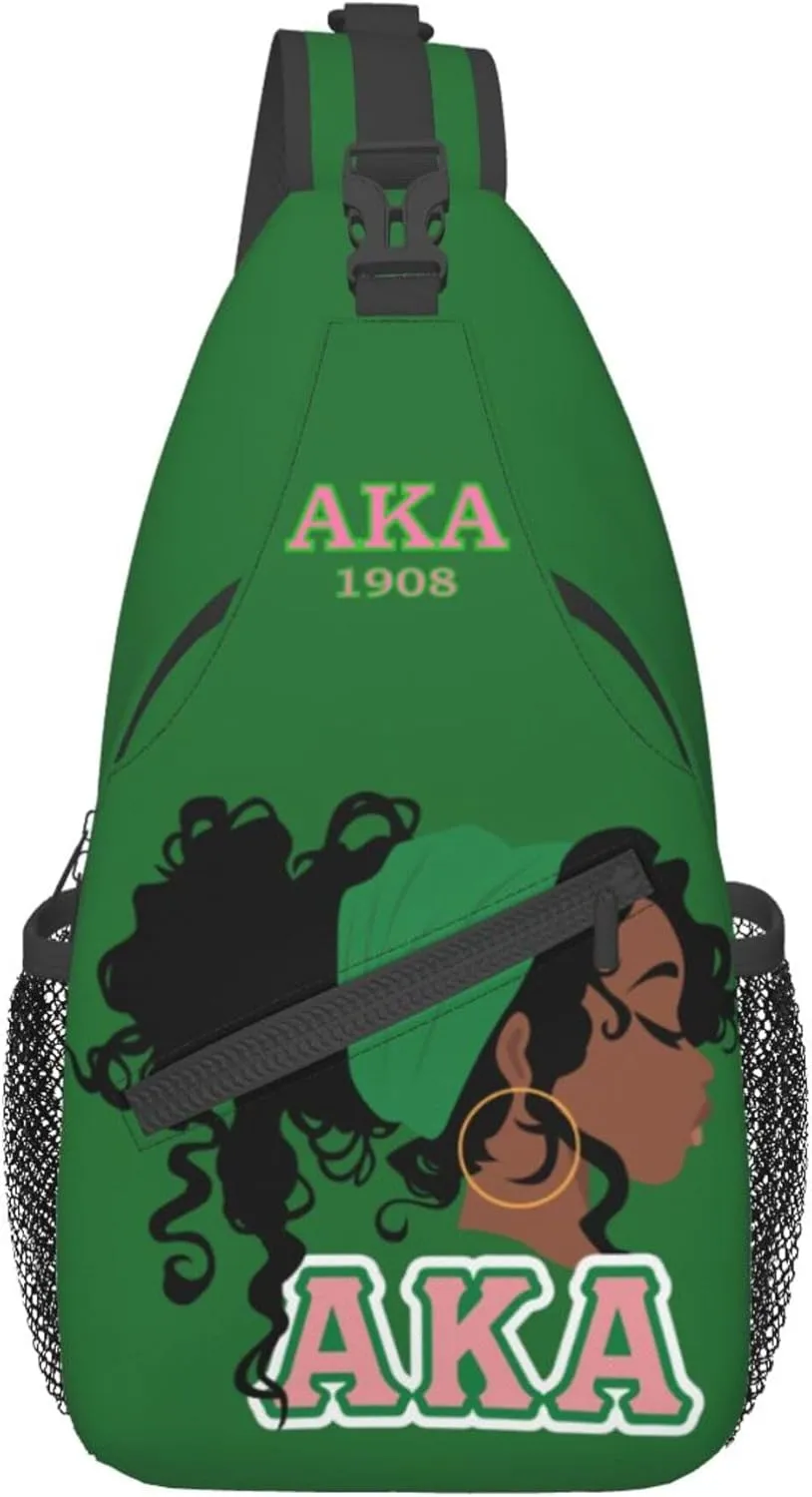 Sorority Gifts Unisex Crossbody Backpack Sling Bag chest bag for Hiking Traveling Outdoor Daypack