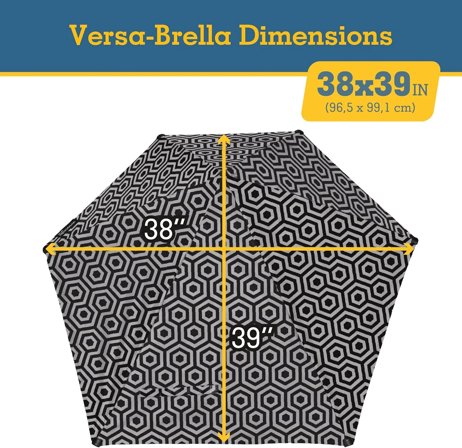 Sport-Brella Versa-Brella SPF 50  Adjustable Umbrella with Universal Clamp