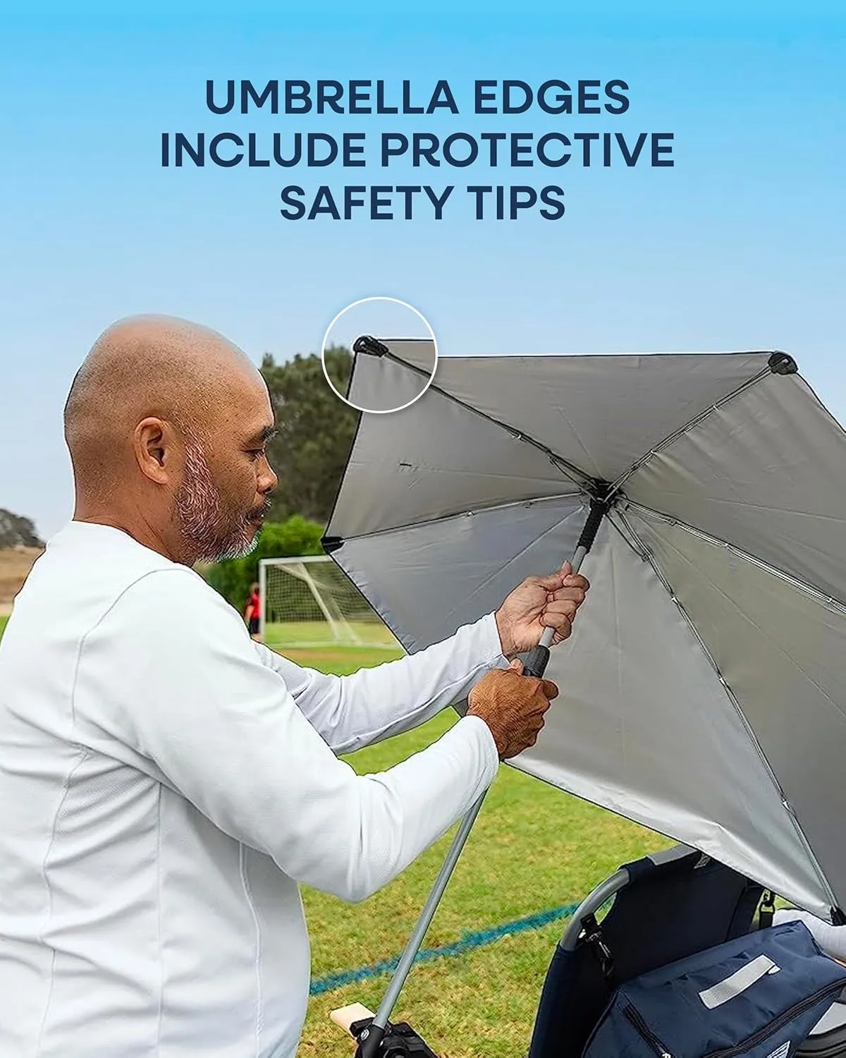 Sport-Brella Versa-Brella SPF 50  Adjustable Umbrella with Universal Clamp