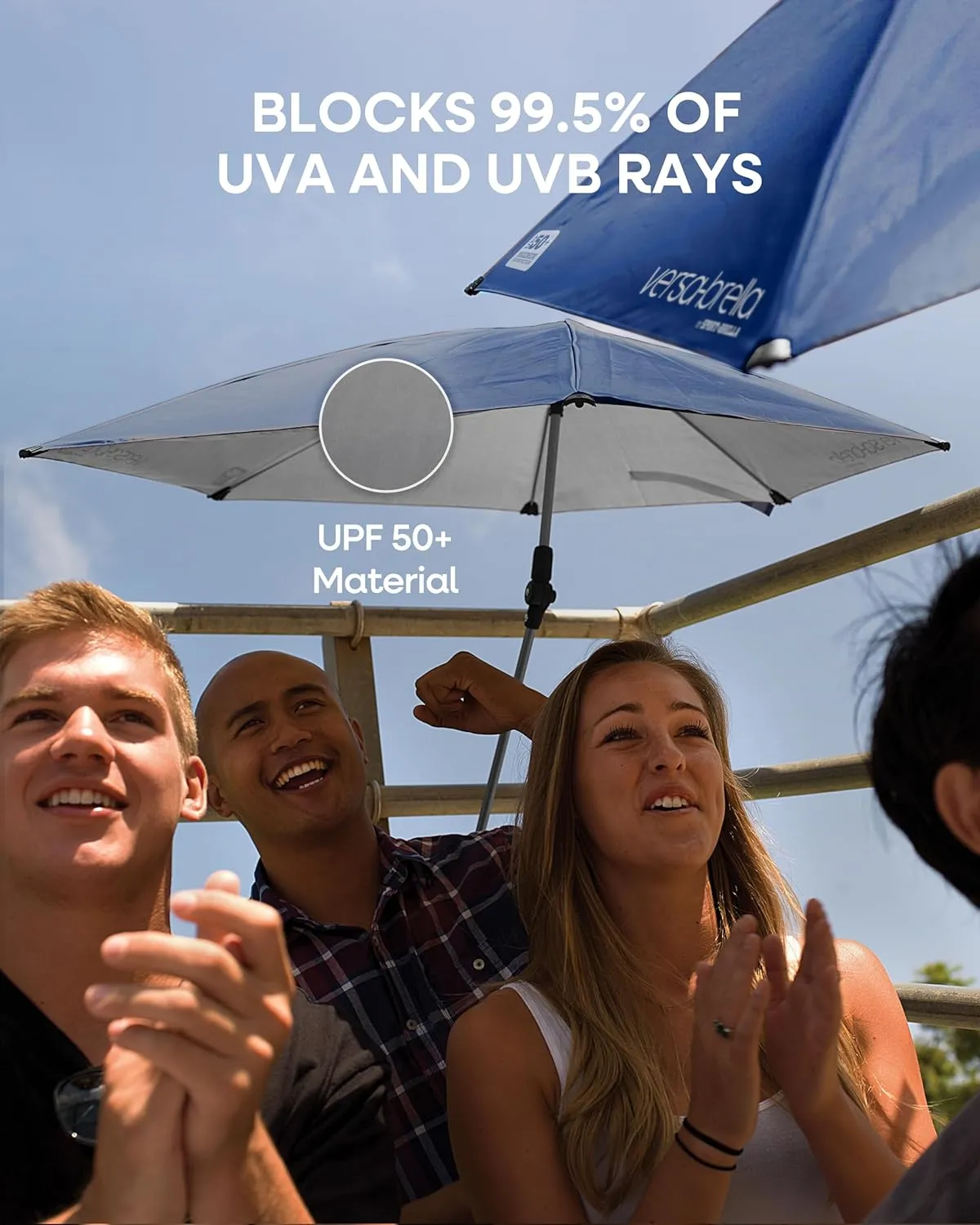 Sport-Brella Versa-Brella SPF 50  Adjustable Umbrella with Universal Clamp