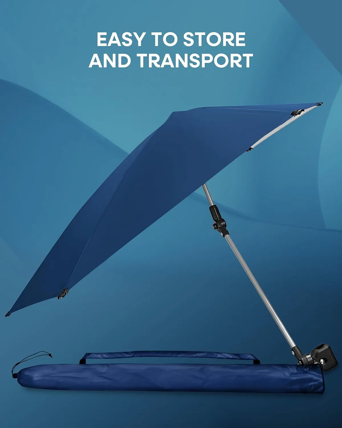 Sport-Brella Versa-Brella SPF 50  Adjustable Umbrella with Universal Clamp
