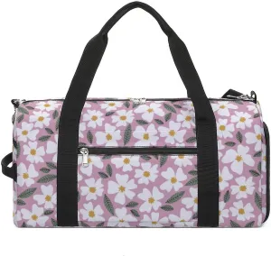 Sport Gym Duffel with Shoe Compartment Wet Pocket, Colours-pattern Shoulder Travel Bag for Women Men, style