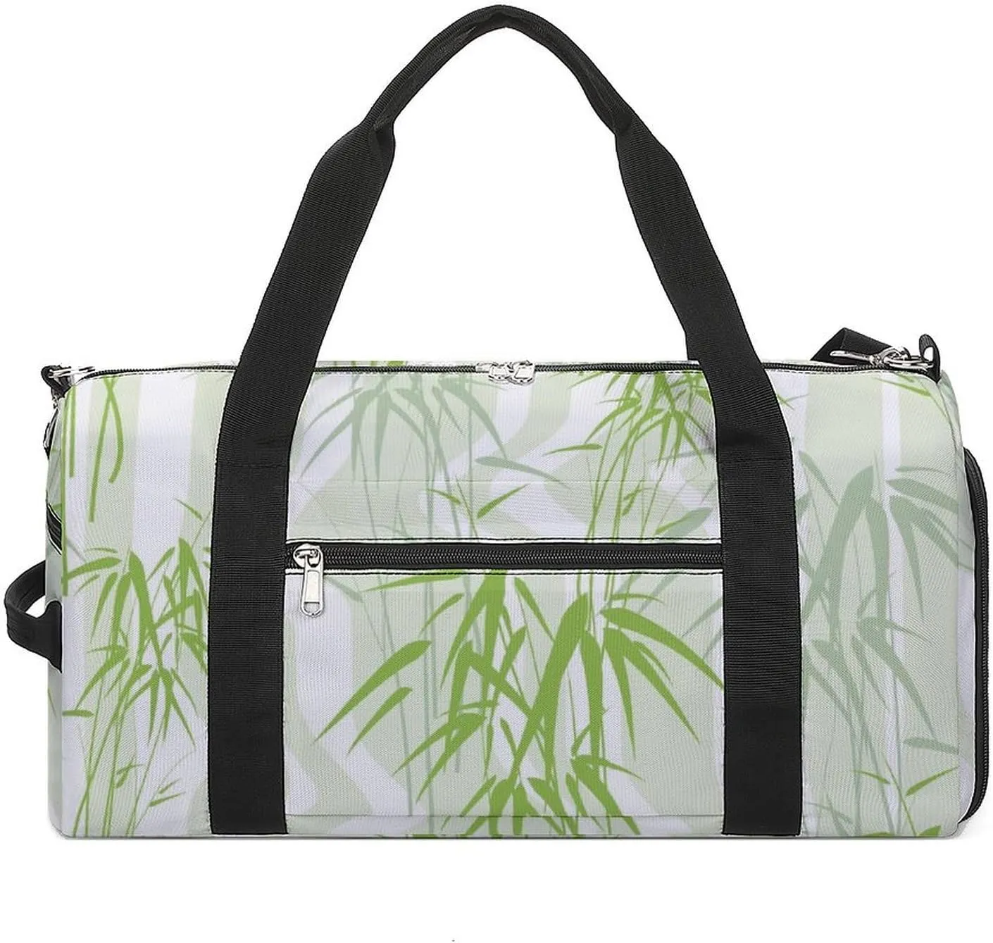 Sport Gym Duffel with Shoe Compartment Wet Pocket, Print Shoulder Travel Bag for Women Men, style