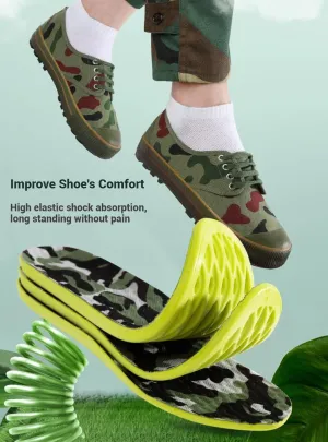 Sport Insoles,Ultra Soft and Elastic Feet Cushions,Work Boot Inserts,Breathable Inner Soles for Running Shoes,Anti-Fatigue Shoe Pads for Military Training (XXL (28cm,11"))