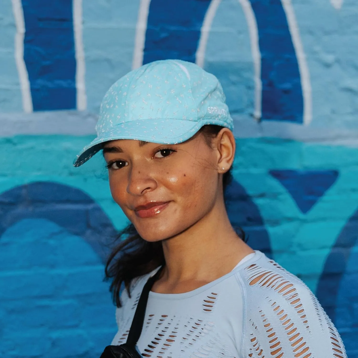 Sprints Race Day Performance Reflective Running Cap | The Lightweight, Quick Dry, Sport Hat, One Size, Unisex
