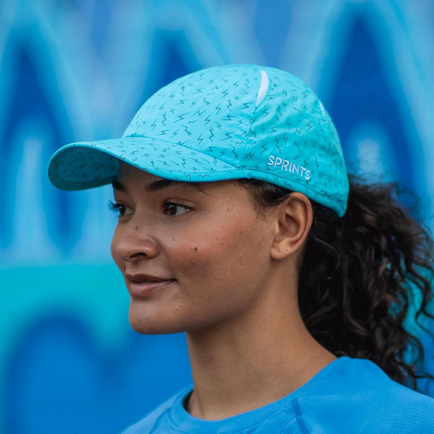 Sprints Race Day Performance Reflective Running Cap | The Lightweight, Quick Dry, Sport Hat, One Size, Unisex